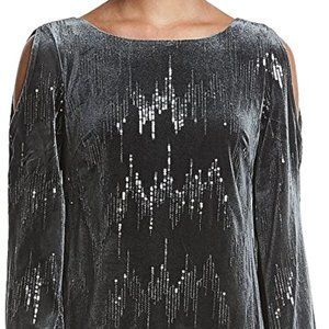 Jessica Howard -Velvet Sequin Dress-